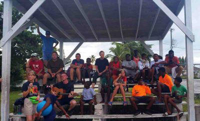our team of volunteers in the bahamas